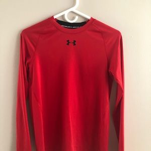 Boys SZ XL Under Armour  Long Sleeve Heat Gear Shirt
